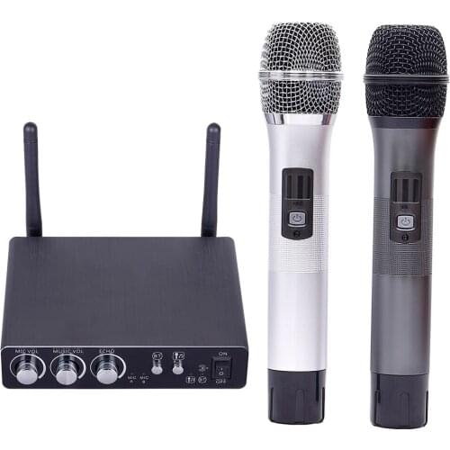 2x Handheld Microphone Stage Microphone with Cable for Musical Parts