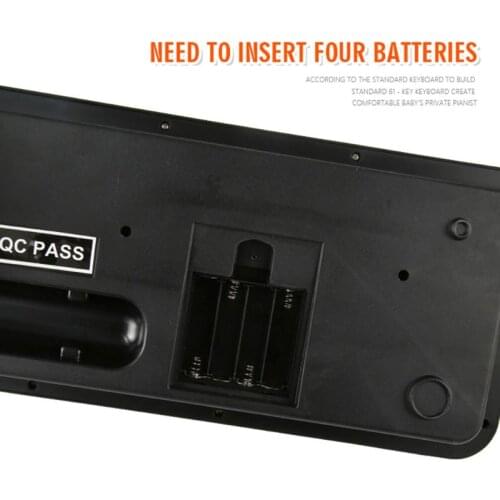 61 Key Music Electronic Keyboard Digital Piano Organ with Microphone K1KD