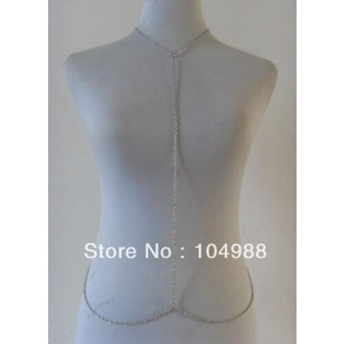 Free shipping 2013 Hot Popular Fashion Women Sexy Gold Chains Choker Necklace Full Belly Belt Chain Jewelry