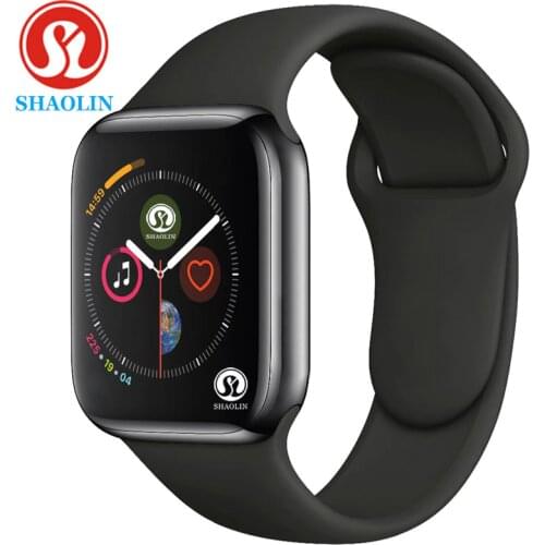 Bluetooth Smart Watch Series 6 SmartWatch Case for Apple iOS iPhone Xiaomi Android Smart Phone NOT Apple Watch (Red Button)