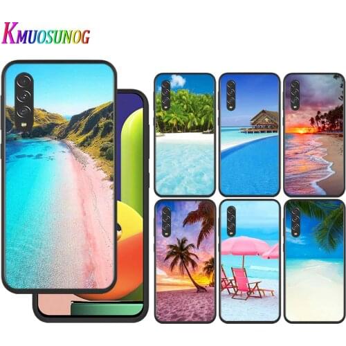 Summer Beach Sunset On Sea Style for Samsung Galaxy A90 5G A80 A70S A70 A60 A50S A40 A30 A20E A20 A20S A10S A10 Phone Case