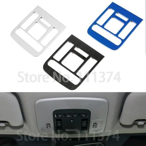 Chrome Front Reading Light Frame Trim Cover for Toyota Camry V70 XV70 2018 2019 2020 Stainless Steel Decoration Accessories