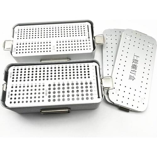 4.5mm&6.5mm Orthopedics Bone Screws Case Rack Veterinary Orthopedics Instruments