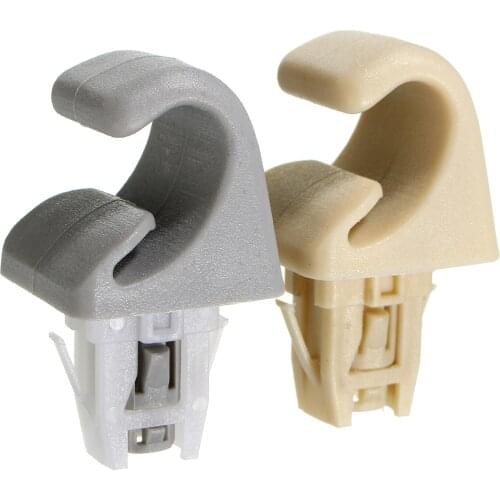 Sun Visor Hook Clip Bracket Hanger Gray Beige For Toyota Camry Corolla Highlander RAV4 Prius Solara