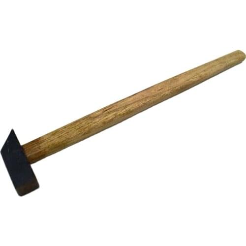 Metal Hammer with Wooden Handle Multi-Function Jeweler Making Hand Tool
