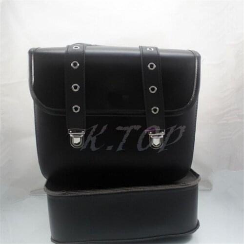 Motorcycle Saddlebags Saddle Bags Pouch Toolkit Luggage Bags Fit for Harley