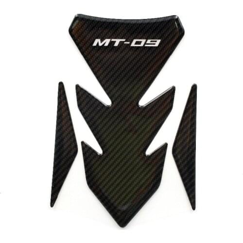 MOTORIST carbon fiber 3D Motorcycle Sticker Moto Gas Fuel Tank Protector Pad Cover Decoration Decals For YAMAHA MT-09