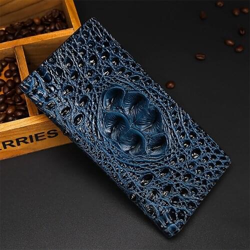 Mans Crocodile Pattern Wallet with Coin Pocket Leather Purse For Man Money Bag Clush Bag Luxury Cash and Card Wallet