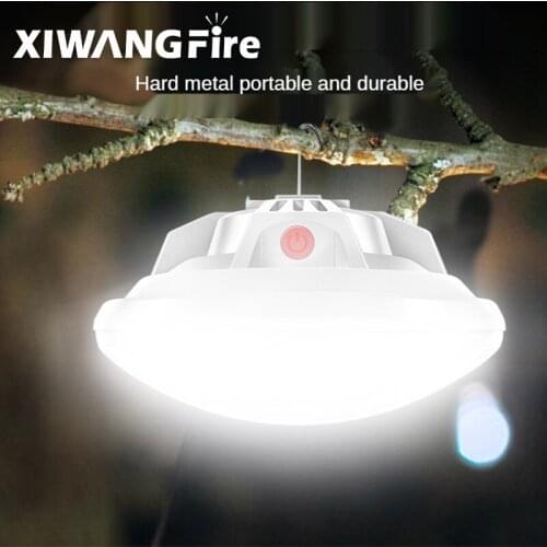 XIWANGFIRE LED Portable Emergency Solar Light 300W Rechargeable Lantern Home Outdoor Camping Remote Control Solar Light