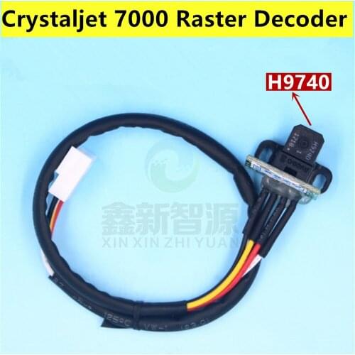 Solvent printer Raster decoder H9740 sensor for Crystaljet 7000/ Seiko 508 print head inkjet printer 360LPI raster inductor