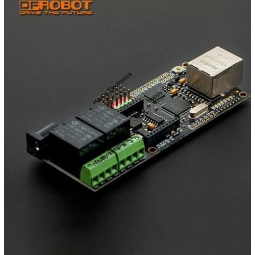 DFRobot Xboard/X-board Relay, Atmega 32u4 Wiz5100 15A 250V AC/30V DC with Xbee socket 2 Relays Compatible with Arduino for IoT