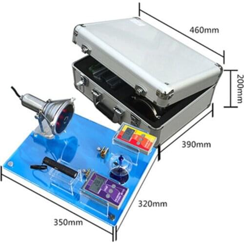 SK1150 Solar Flm Sales Kit Window Energy Meter Sales Kit Demonstrate Heat Insulation UV Blocking with IR lamp UV Flashlight