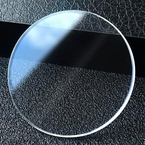Watch Glass Mineral Glass Flat Thick 1.2 mm Diameter 20-29.5mm Transparent Round Crystal Replacement Parts