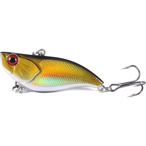 Hard Wobblers 6cm 13.5G Plastic VIB Fishing Lures Artificial Bait 6# Treble Hooks Long Shot Sinking Crankbait Tackle