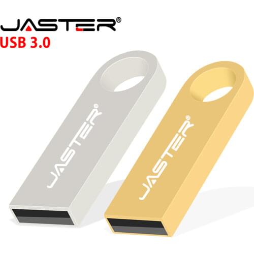 JASTER Metal usb 3.0 usb flash drives usb flash computer 64GB 32GB 16GB 08GB 04GB usb stick U-type black colloid cool gift