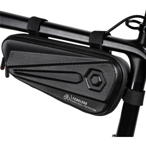 1.5L Bike Bicycle Bag Hard Case Waterproof Front Frame Bag MTB Triangle Pouch Caulking Bag Pannier Accessories