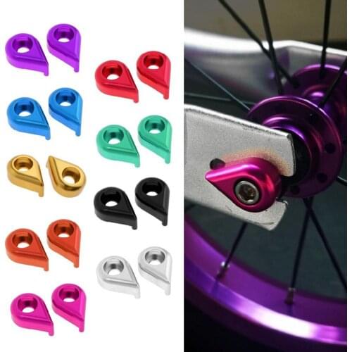 Bicycle Hub Safety Hook With S Screw Water Drop Buckle On For Self Balance Scooter Kids' Bike Hub CNC Safety Hook Buc