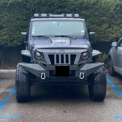 J195-5 Armor Front Bumper for Jeep for Wrangler JK 4X4 Auto Front Bumper Guard LANTSUN