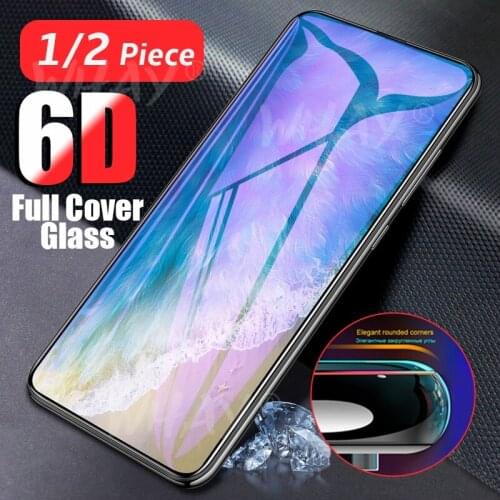 2 Pieces 6D Tempered Glass For Xiaomi Redmi Note 10 Pro Full Cover Screen Protector Glass Redmi Note 8 9 10 Pro Max 8T 9T 9S 10S
