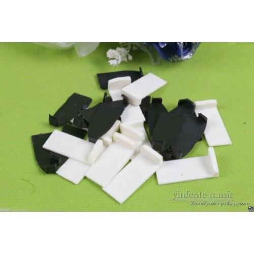 10set(20) Violin bow tips and lining Musical instrument making Violin Bow Accessories Bone material