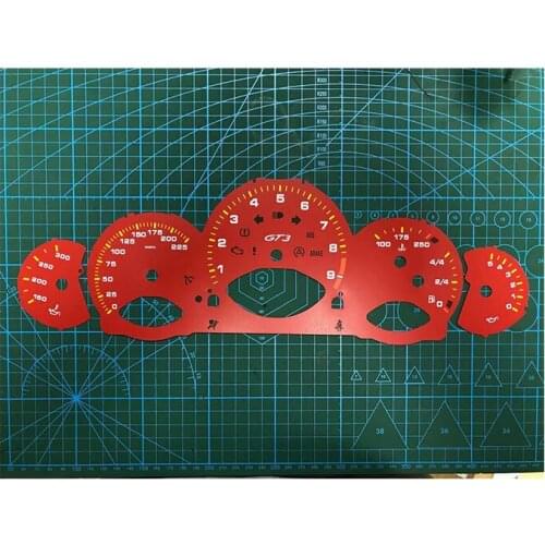 For Porsche 911 Dashboard Instrument Table Gauge GT3 Red Paper 2008 - 2011 years