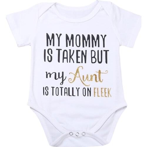 Focusnorm Summer Baby Girl Boy Newborn Infant Babygrow Romper Jumpsuit Playsuit Outfit One Piece Cotton Clothing