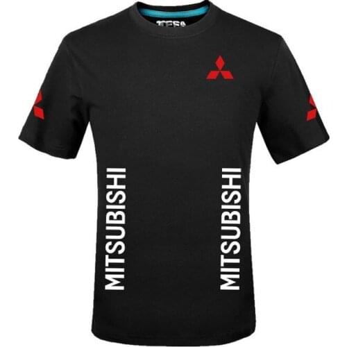 2021 New Womens Mens summer short Sleeve Mitsubishi T-Shirt For Male famale Cotton T Shirt Business Tees