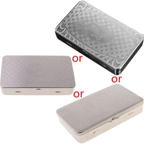 K5DC Thin American Eagle Metal Cigarette Case Boxes Automatic Cigarette Tobacco Holder