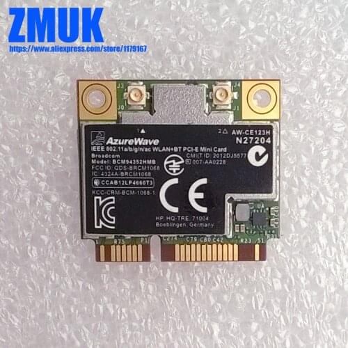Broadcom BCM94352HMB 802.11ac 2x2 Wi-Fi and Bluetooth 4.0 combination WLAN adapter For EliteBook 745 G2 Series,sps 724935-001
