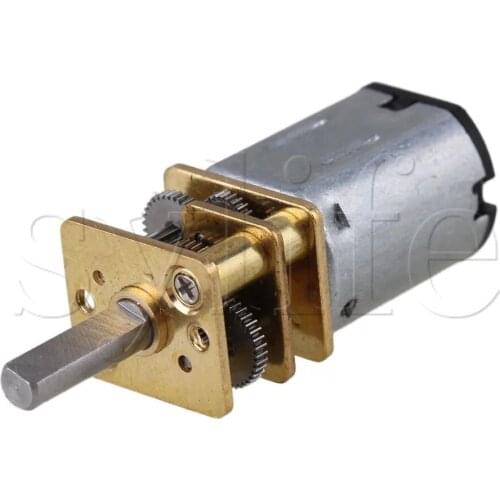 DC 3V 75RPM Mini Gearwheel Speed Reduce Geared Electric Motor with 3mm Shaft