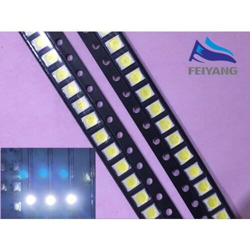 50pcs UNI LED 3528 2835 1210 LED Backlight TV High Power 1W 3V LED Backlight Cool white For LED LCD TV Backlight Application