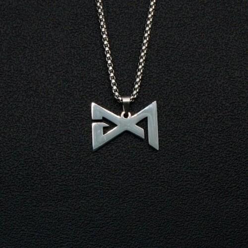 Trendy Mens and Womens Titanium Steel Pendant Hip Hop Street Jewelry