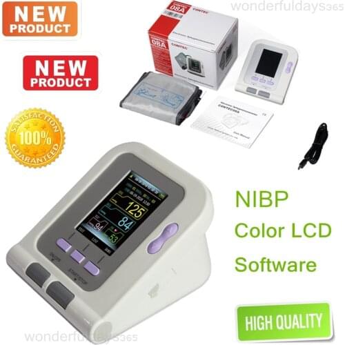 CONTEC08A Arm Blood Pressure Monitor Tensiometro Tonometer Sphygmomanometer Monitor with 1-cuff+USB cable +PC software Contec08A