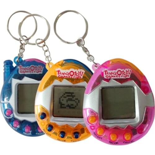 1PCs Transparent Tamagotchi Electronic Pets 90S Nostalgic 49 Pets In One Virtual Cyber Toy Virtual Toys Electronic Robot Dog