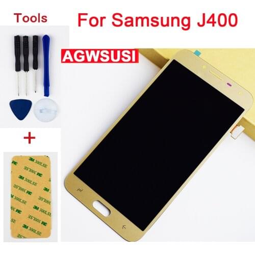 Adjustable For Samsung Galaxy J4 J400 SM- J400F J400H J400G / DS Touch Screen Sensor Glass + LCD Display Monitor Panel Assembly