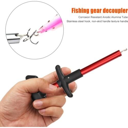 T Shaped 17cm Fish Hook Remover Lure Fishing Tackle Hooks Detacher Extractor Compression Resistance Outdoor Fishing