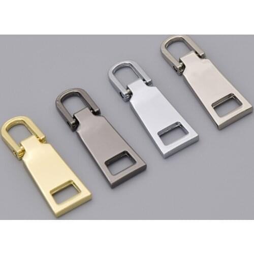 10Pcs/lot 5# Metal Zipper Pullers Zipper Repair Kits Zipper Pull For Zipper Slider DIY Sewing Garment Craft