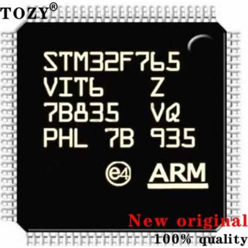 5pcs / lot new original Stm32f765vit6 lqfp100 32-bit microcontroller MCU ARM chip
