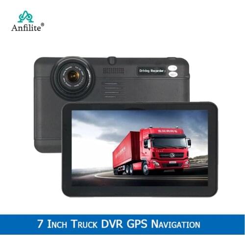 7 inch Car Dvr Camera Android GPS Navigation Video Recorder Touch Screen Truck 24H Parking Monitor Navigator With Free GPS Map