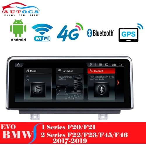 10.25"Multi-touch Screen Android 10 Car GPS Display Player For BMW 1 2 Series F20 F21 F22 F23 F45 F46 2017- 2019 Navi EVO System
