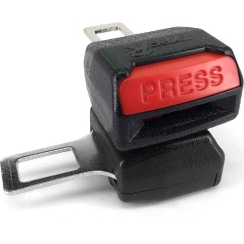 Free shipping Universal Car Safety Adjustable 1 pair high quality Car Seat Belt Clip Extender Safety Belts Plug extend