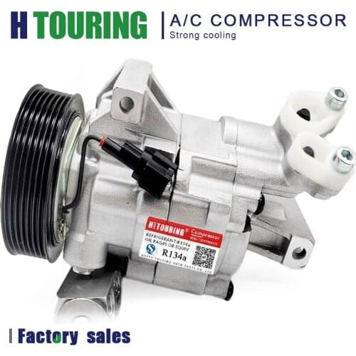 For Nissan Latio Tiida 2007-2009 A/C Compressor 92600-ED000 Z0014129A Z0004246B 92600-ED07A 92600-ED07B 506021-7470 DKV08R 7PK