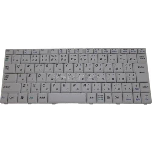 Laptop Keyboard For NEC For VersaPro VY12F HMB342CA11 Japanese JP JA white new