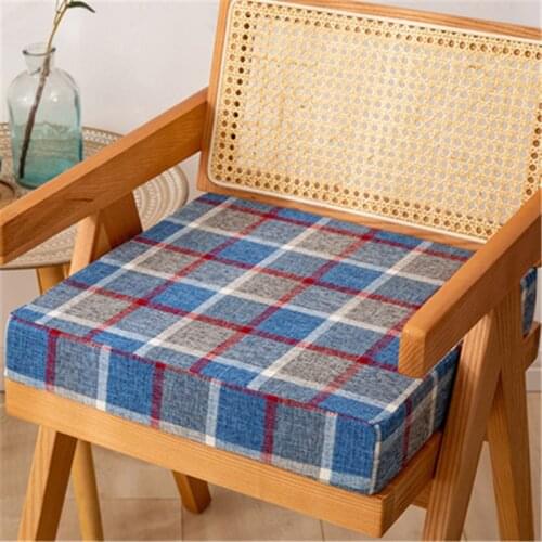 Fashion Hot Sale Linen Cushion High Density Foam Cushion Solid Wood Sofa Cushion Floor Cushion Pillow Thickened Chair Cushion