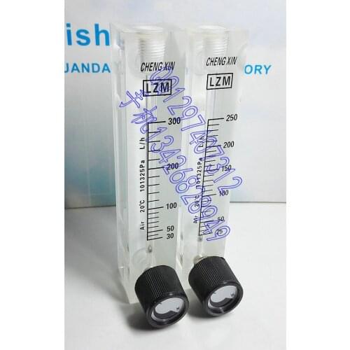 LZM - 9T adjustable panel air flowmeter 30 ~ 300 l/h
