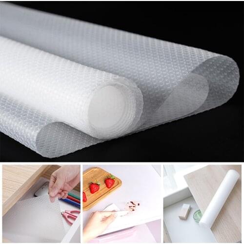 Reusable Transparent Drawer Mat Cabinet Mat Clear Waterproof Dustproof Contact Paper Oilproof Washable Shelf Drawer Liner Mat