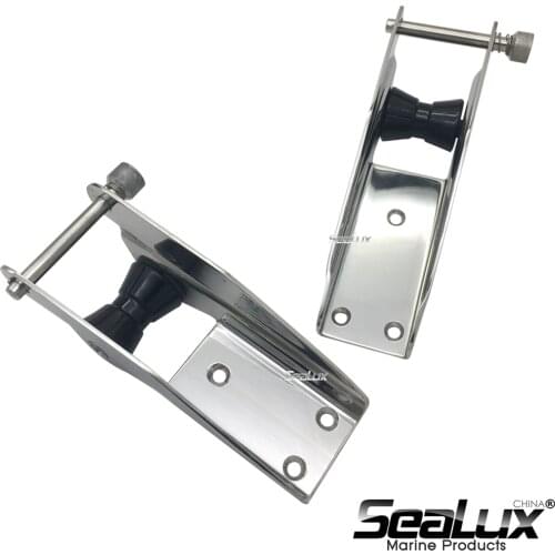 Sealux Marine Grade Stainless Steel 304 Bow Roller Anchor Roller with Pin and Nylon Roller for Yacht Boat Fishing Sail Accessory
