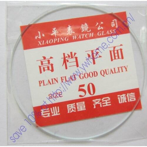 New flat glass watch crystal diameter 50mm Thick 1mm
