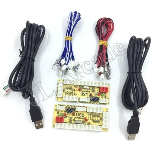 New DIY Zero Delay Arcade Replacement Parts Mayitr USB Arcade Encoder PC to Joystick And Cable For Controls DIY Arcade Game Kit