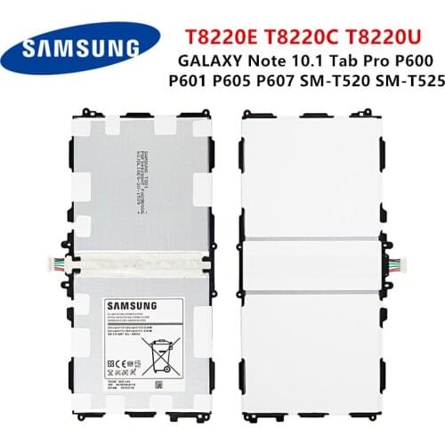 SAMSUNG Orginal Tablet T8220E T8220C T8220U Battery 8220mAh For Samsung GALAXY Note 10.1 Tab Pro P600 P601 P605 P607 T520 T525